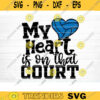 Volleyball My Heart Is On That Court Svg Cut File Vector Printable Clipart Love Volleyball Svg Volleyball Fan Quote Shirt Svg Design 851 copy