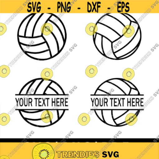 Volleyball SVG PNG PDF Cricut Silhouette Cricut svg Silhouette svg Volleyball Split Frame svg Volleyball Split png Sports svg Design 2015