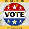 Vote Vote Logo svg png ai eps dxf DIGITAL FILES for Cricut CNC and other cut or print projects Design 264