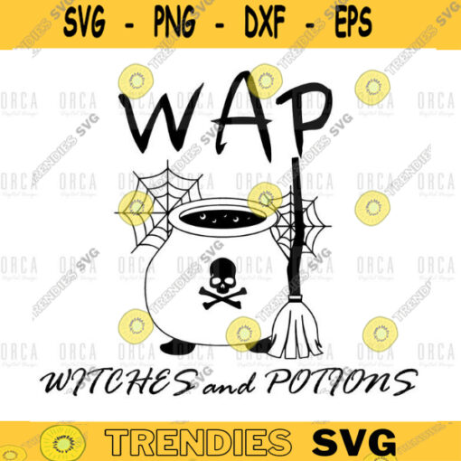 WAP Witches and Potions svgpng Sublimation Design Halloween Clipartdigital file 225