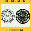 Wakanda Black Panther Coffee Starbucks Logo SVG PNG DXF EPS 1
