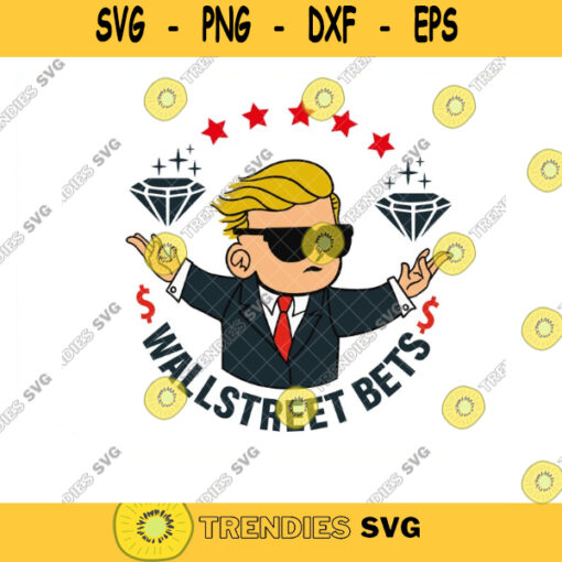 Wallstreet Bets svg WSB Wall Street Bets Wallstreetbets Yolo svg gme to the moon diamond hands GameStop. WallStreetBets Tendies. 245