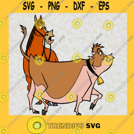 Walt Disney Svg Home to The Range Svg Cow And Horse Svg Maggie Grace Svg