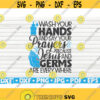 Wash your hands and say your prayers SVG Bathroom Humor Cut File clipart printable vector commercial use instant download Design 190