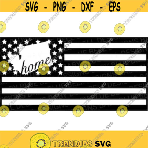 Washington SVG American Flag Cut File Washington Home PNG Digital Download for Cricut Great for Stickers T Shirts