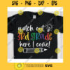 Watch out 3rd grade here I come svgThird grade shirt svgBack to School cut fileFirst day of school svg for cricutThird grade quote svg