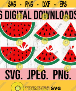 Watermelon Clipart SVG Watermelon SVG Fruit Slice Birthday Digital Download Bitten Watermelon svg Silhouette Cricut Cut File PNG Design 959