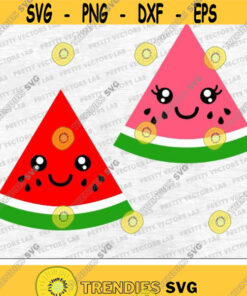 Watermelon Svg Kawaii Watermelon Svg Summer Svg Boy Girl Svg Dxf Eps Png Happy Fruit Face Svg Kids Svg Silhouette Cricut Cut Files Design 1954 .jpg