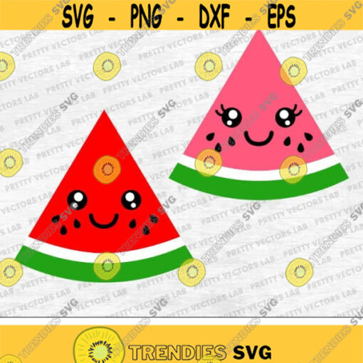 Watermelon Svg Kawaii Watermelon Svg Summer Svg Boy Girl Svg Dxf Eps Png Happy Fruit Face Svg Kids Svg Silhouette Cricut Cut Files Design 1954 .jpg