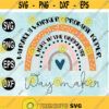 Waymaker svgwaymaker pngChristian svgwaymaker rainbowway maker Svg png eps dxf digital download Design 129