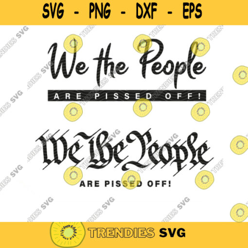We The People are pissed off SVG We The People svg Bundle USA Svg Cut File For Cricut Maker Silhouette cameo 2nd amendment svg. 456