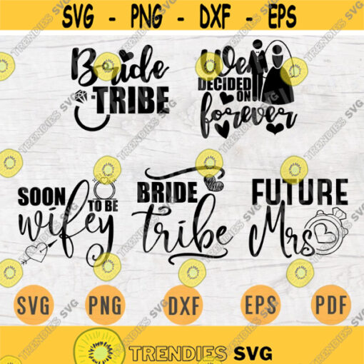 Wedding Bundle Pack 5 SVG Files for Cricut Wedding Quotes Vector Cut Files INSTANT DOWNLOAD Cameo Dxf Eps Png Pdf Iron On Shirt 1 Design 944.jpg