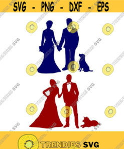 Wedding Dog Groom Cuttable Design Svg Png Dxf Eps Designs Cameo File Silhouette Design 853
