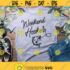 Weekend hooker SvgFishing SVGFishing rod Svg FileDXF SilhouettePrint VinylCricut CuttingT shirt DesignIm A Hooker On The Weekends Design 341