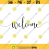 Welcome Decal Files cut files for cricut svg png dxf Design 250
