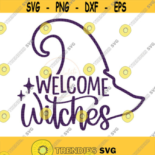 Welcome Witches SVG Halloween Sign SVG Halloween Door Sign Svg Witch Hat Svg Halloween Shirt Svg Witches Sign Svg Halloween Decor Svg Design 487