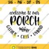 Welcome to our Porch Decal Files cut files for cricut svg png dxf Design 434