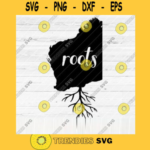 Western Australia Roots SVG Home Native Map Vector SVG Design for Cutting Machine Cut Files for Cricut Silhouette Png Pdf Eps Dxf SVG