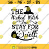 Wicked Witch Inn svg Halloween svg witch svg Halloween sayings spooky svg trick or treat svg silhouette cricut svg dxf eps png. .jpg