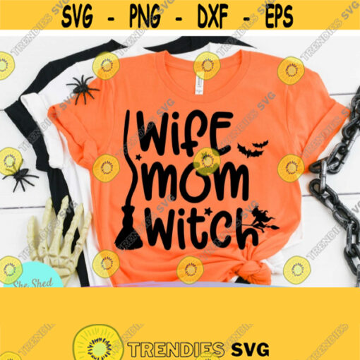 Wife Mom Witch SVG Files For Cricut Sarcastic svg Basic Witch svg Halloween Svg Coffee Mug Svg Witch Decal Tumbler Decal Design 373