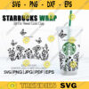 Wild Floral Starbucks Venti Cold Cup SVG Full Wrap Starbucks SVG Starbucks Cup svg butterfly svg Digital Download SVG Files for Cricut 15