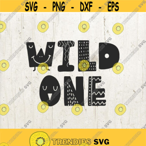 Wild One SVG Cut File Silhouette Cut File Cricut Cut File SVG Cut File Commercial Use ok Design 643