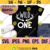 Wild One SVG First Birthday SVG 1st Birthday Shirt Digital Download First Birthday Boy Design Cricut Cut File PNG Antler Hunting Design 39