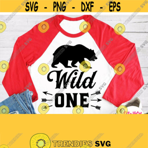 Wild One Svg 1st Birthday Svg Baby First Birthday Shirt Svg Girl Boy Infant Design Children Kid Cricut Cut File Silhouette Image Dxf Design 532