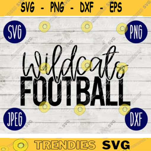 Wildcats Football SVG Team Spirit Heart Sport png jpeg dxf Commercial Use Vinyl Cut File Mom Dad Fall School Pride Cheerleader Mom 1494