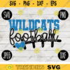 Wildcats Football SVG Team Spirit Heart Sport png jpeg dxf Commercial Use Vinyl Cut File Mom Dad Fall School Pride Cheerleader Mom 2314
