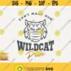 Wildcats Pride Svg Wildcat School Spirit Png Football Cheer Svg Volleyball Wildcats Paw Mascot Quarantine Cricut Cut File Svg T Shirt Design Design 19