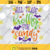 Will Trade Brother For Candy svg Girl Halloween svg Kids Halloween Shirt svg file Funny Halloween Cut File Children Trick or Treat svg Design 90