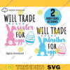 Will Trade Sister Brother for Eggs Svg Kids Easter Svg Funny EasterFamily Easter svg Sister Brother Easter Shirt Svg Files for Cricut 24 copy