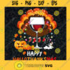 Wine Halloween Thanksgiving Christmas Happy HallothanksmasWine Christmas Dowload file PNG SVG PNG EPS DXF Silhouette Cut Files For Cricut Instant Download Vector Download Print File