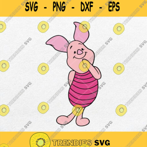 Winnie The Pooh Piglet Svg Png Dxf Eps