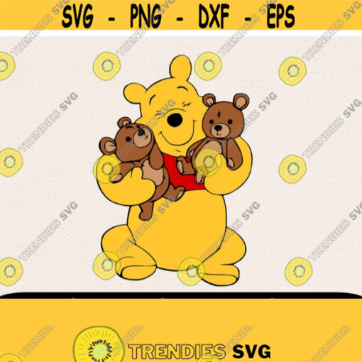 Winnie The Pooh Svg File Winnie Svg Disney Svg Cartoon Svg Cricut Svg Cut Files Bear Svg Winnie The Pooh Svg Kids Svg Mom Svge Design 455