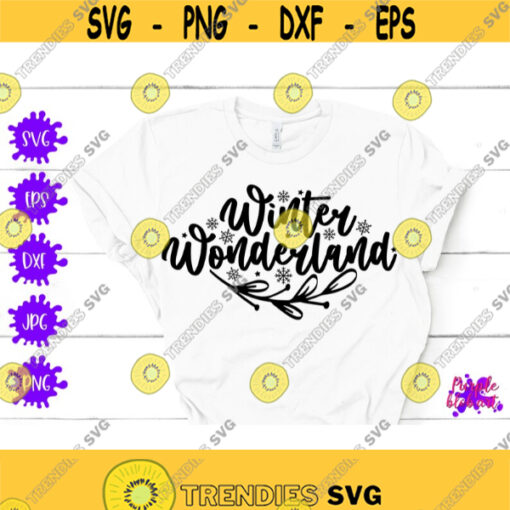 Winter wonderland svg Merry Christmas Svg Snowflake Svg Winter Holiday Svg Christmas Cut File Christmas Snow Shirt Winter Sign Svg Snowfall Design 126