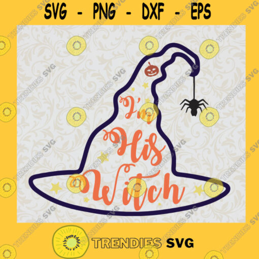 Witch Hat Outline SVG Design SVG Files for Cricut Silhouette Cut File Png Jpg Halloween Clipart Instant Download Halloween Svg