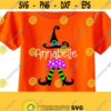 Witch Monogram Svg Witch T Shirt Svg Halloween Svg SVG DXF AI Eps Jpeg Png Pdf Cutting Files