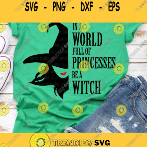 Witch SVG Halloween Witch Svg Witch Cut File Spooky Witch Svg Halloween Svg Witch Princess Svg Svg files for Cricut Sublimation