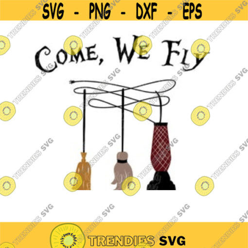 Witches broom PNG Halloween witch vacuum broom mop come we fly clipart PNG and JPG Files sublimation designs download
