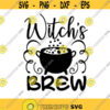 Witchs Brew Svg Halloween Svg Witch Svg Coffee Svg halloween coffee Svg Spooky Svg silhouette cricut cut files svg dxf eps png .jpg