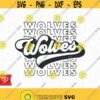 Wolves School Spirit Svg Retro Design Wolf Pride Png Wolves Football Cheer Svg Wolves Baseball Basketball Svg Wolves Cricut Cut File Design 651