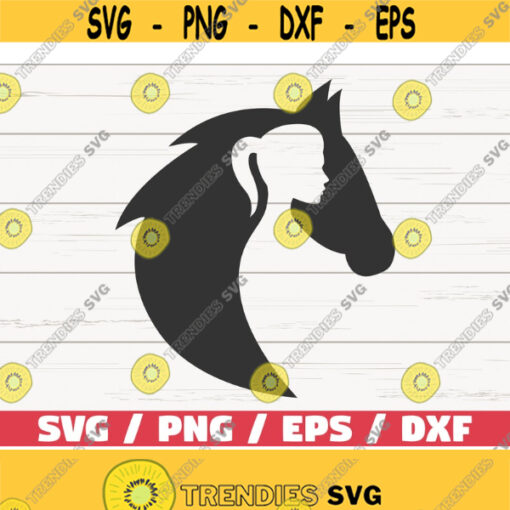 Woman Horse Lover SVG Cut File Cricut Commercial use Instant Download Silhouette Clip art Horse Lover SVG Design 807