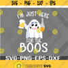 Womens Funny Halloween Tee Im just here for the boos Svg png eps dxf digital download file Design 363