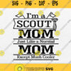 Womens Im A Scout Mom Cub Scouter Mom Svg Png