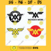 Wonder Mom iron on Designs. Cameo Superhero Cutting File. Super Mom Svg. Wonder Woman Inspired Logo Cut Files Svg Eps Dxf Png Studio3