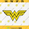 Wonder Woman Svg Super Heroes SVG Files Super Hero Cricut Cut File Wonder Woman SVG Files DC Wonder Woman Logo Svg Dxf Png Eps Design 116