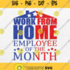 Work From Home Employee Of The Month Svg Png Clipart Silhouette