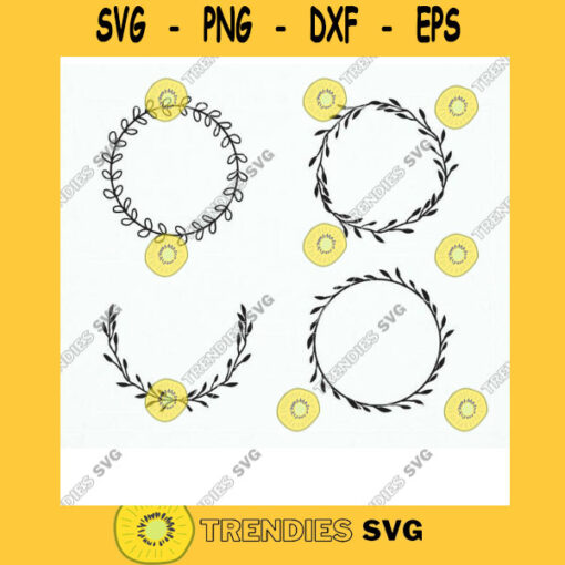 Wreath Svg Vintage laurel wreath clipart Wedding Wreath Clip art Wedding Invitation svg dxf eps pdf studio3 Svg Cut Files